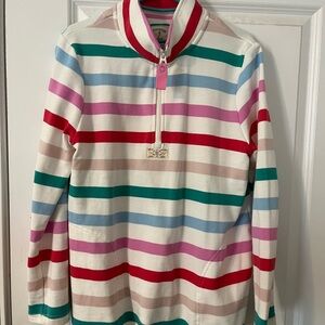 Joules Women's Striped Sweatshirt - Red, Pink, Green, Blue, Cream